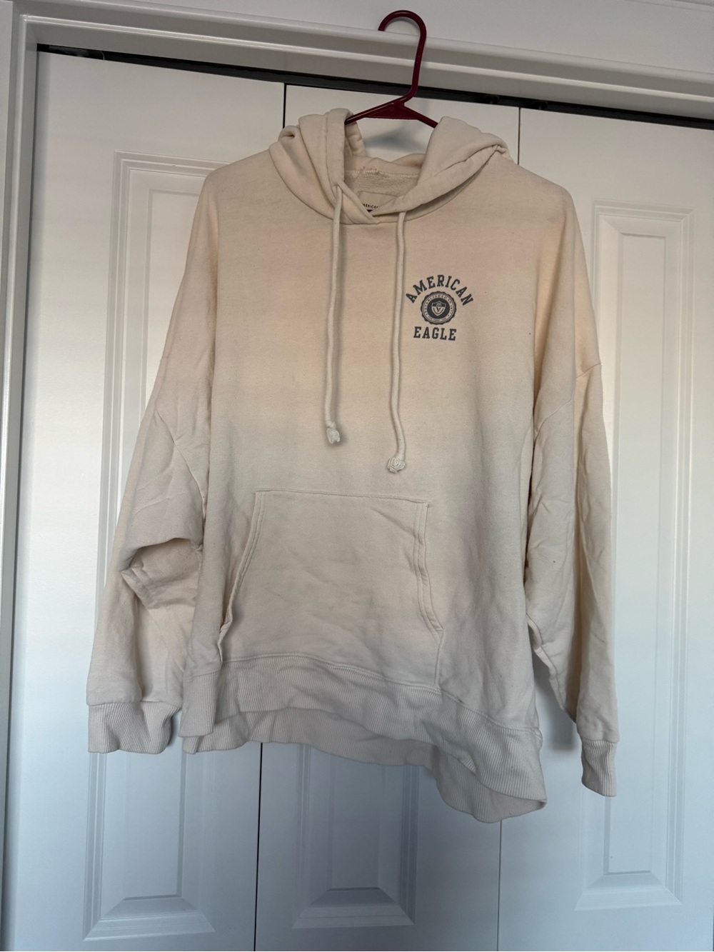 American Eagle Outfitters Beige Hoodie Sweater | XL